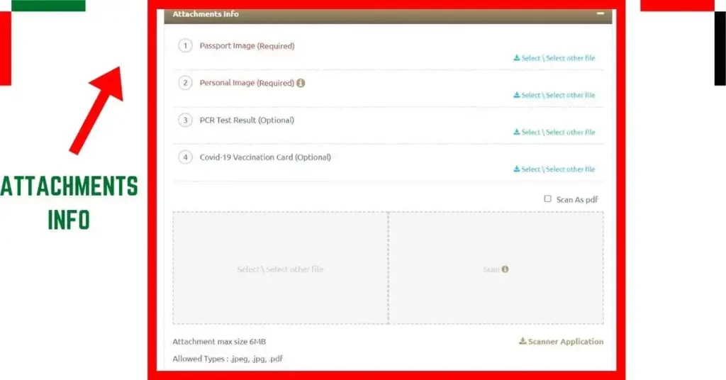 Attachments info