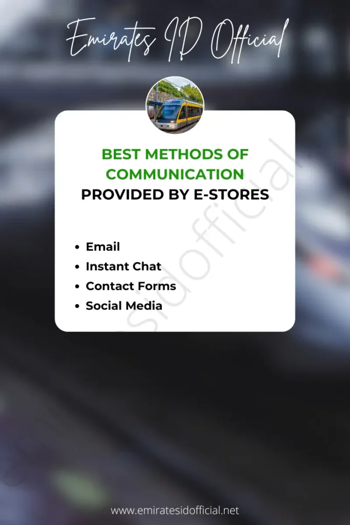 best methods of communication provided by E-stores (5 Tips to communicate with Customer Service when shopping online)