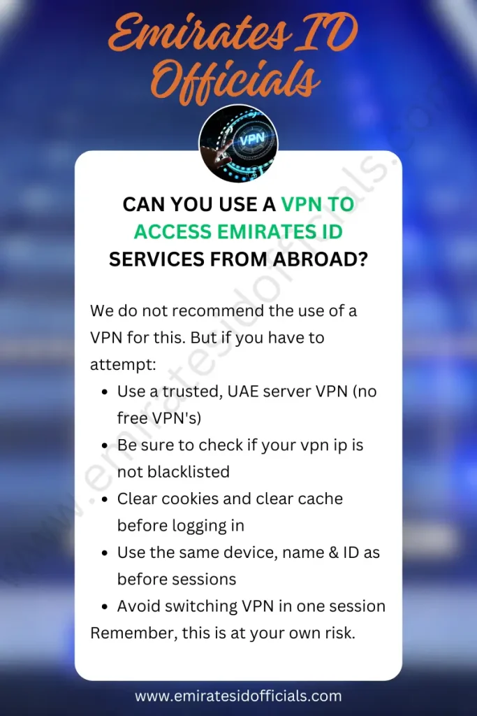 Ways to Use a VPN to Access Emirates ID Services from Abroad